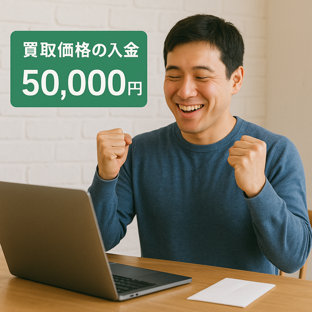 買取金額のお支払い